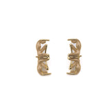 Orecchini oro silhouette