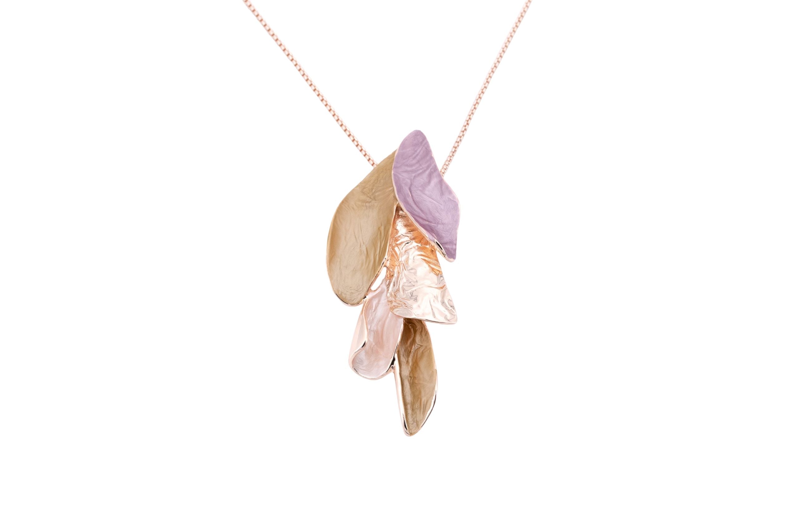 Collana lunga barrette
