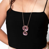 Collana lunga spirali