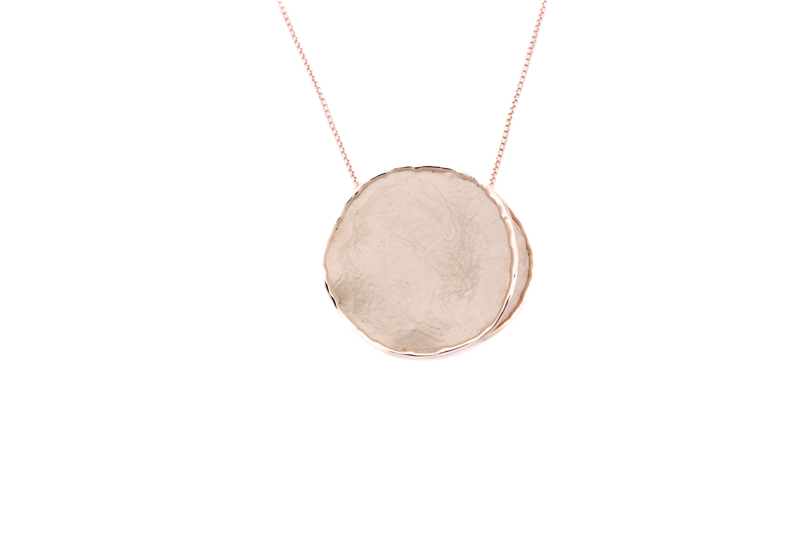 Collana lunga tondo fessura
