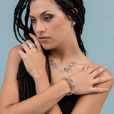 Anello barrette fine lucido