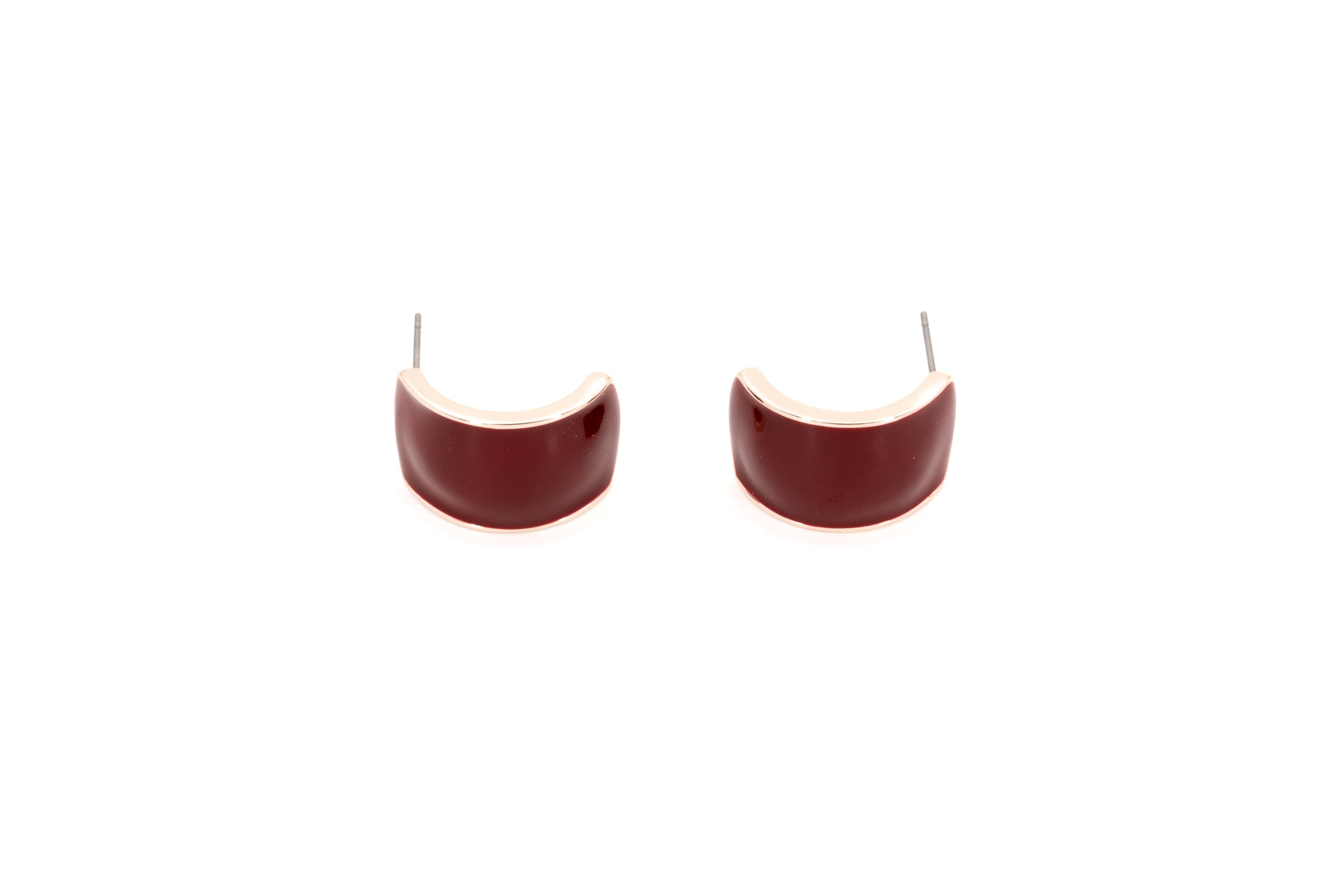 Curved Rectangle Earrings