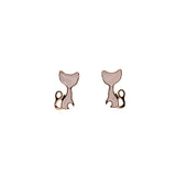Kitten earrings