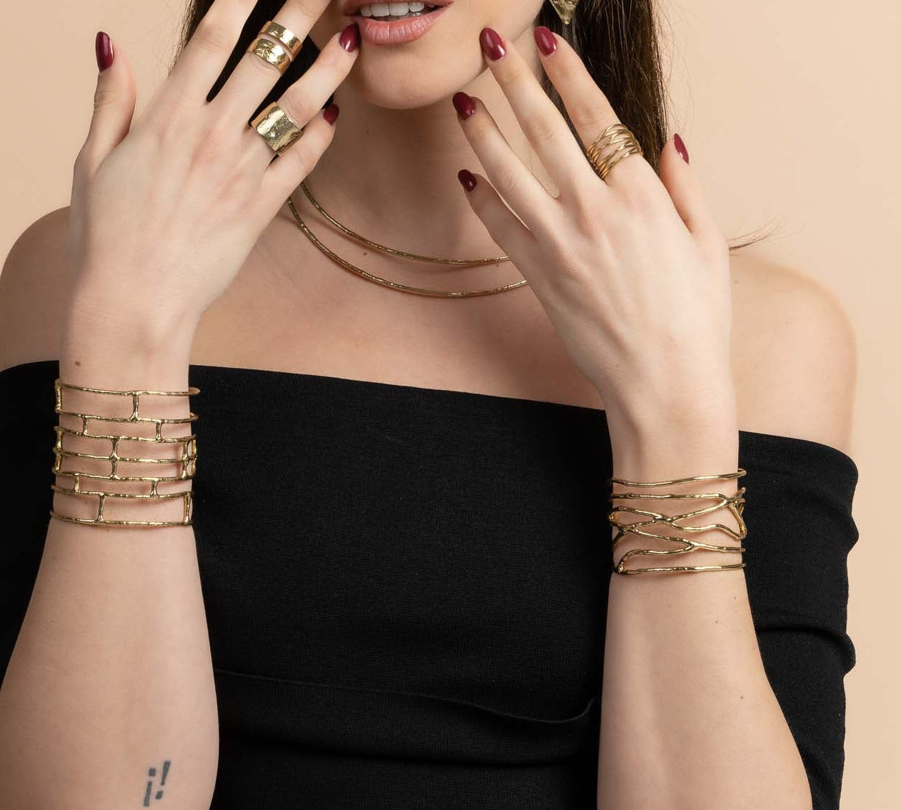 High mesh bracelet