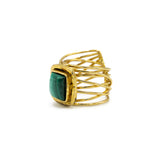 Anello malachite