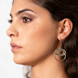 Handcrafted eye earrings