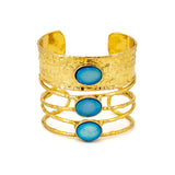 Three stone high bracelet