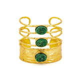 Three stone high bracelet