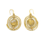 Green Amethyst Earrings