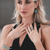 Anello tre pietrine