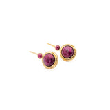 Round earrings