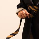 Anello zigrinato multi rubino