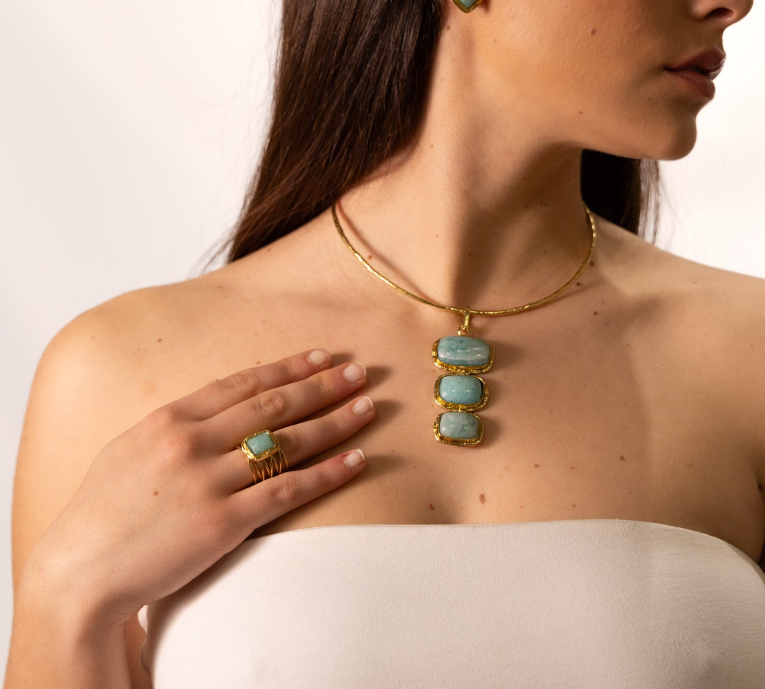 Amazonite ring