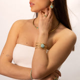 Bracciale pietra tondo