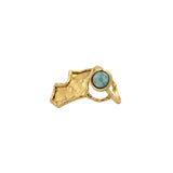 Anello foglia pietra