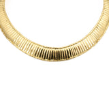 Flat striped collar