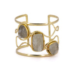 Bracciale alto tre pietre