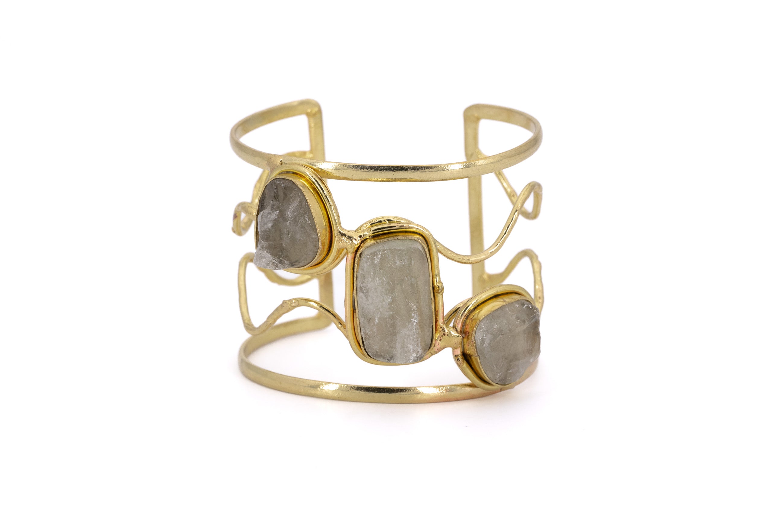 Bracciale alto tre pietre