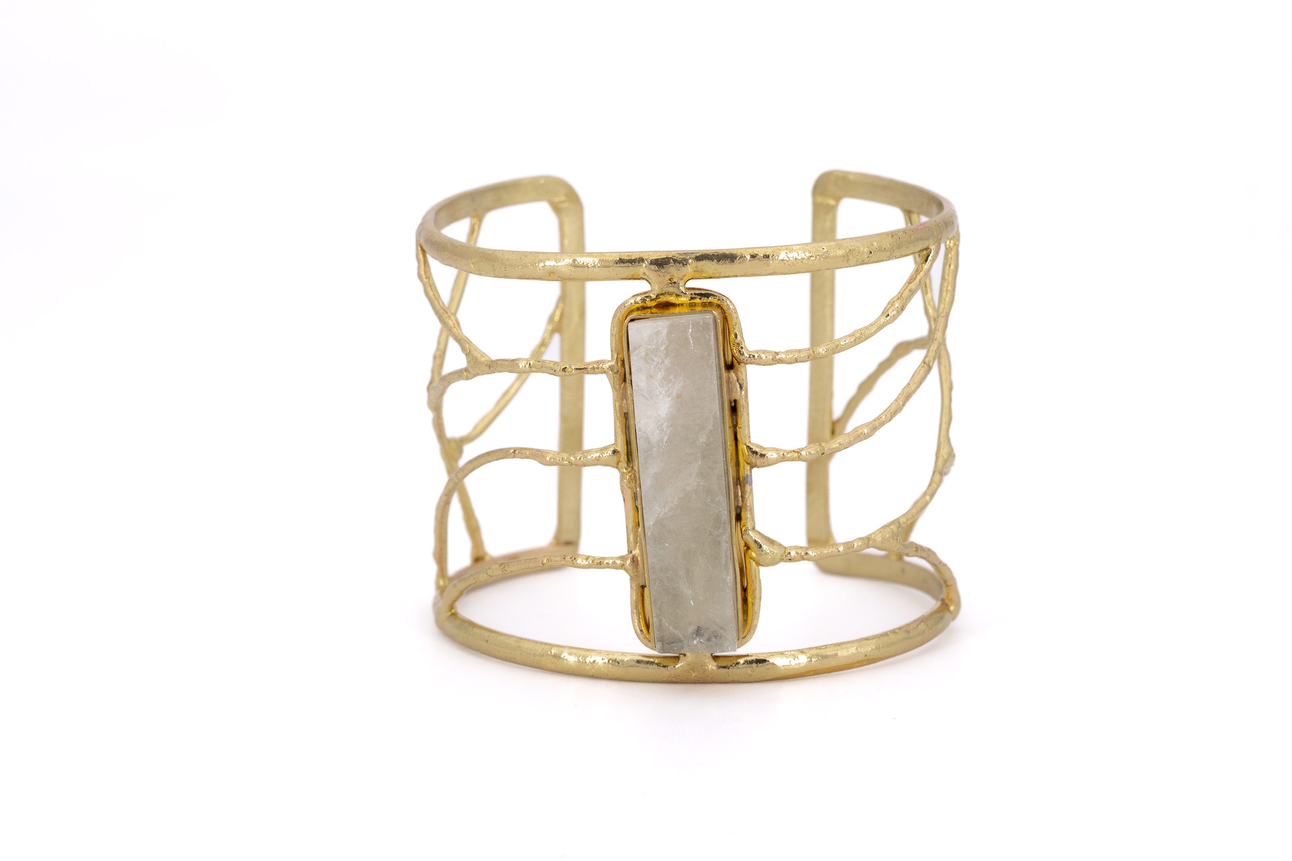 Bracciale pietra rettangolo allungato