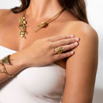 Anello foglia hand-made