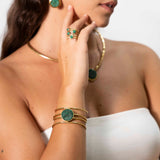 Bracciale pietra tondo