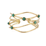 Bracciale pietrine viola