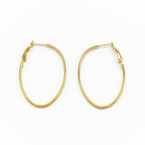 Oval earrings