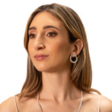 Orecchini cerchio lilli