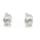 Semicircle braided wire earrings
