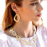 Collana navette stilizzate