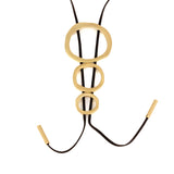 Collana lunga tre cerchi