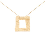 Collana lunga quadrato