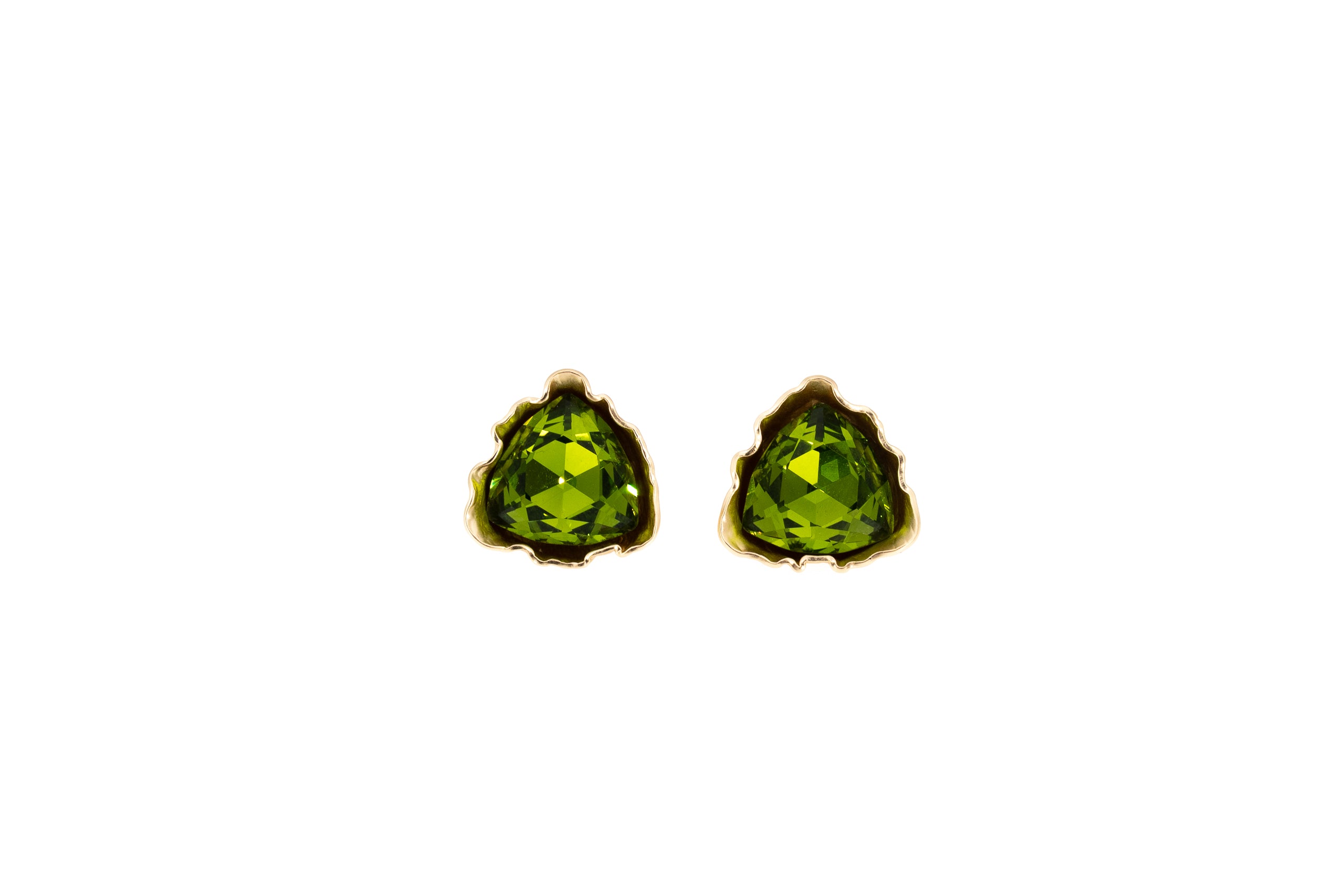 Orecchini triangolo cristallo