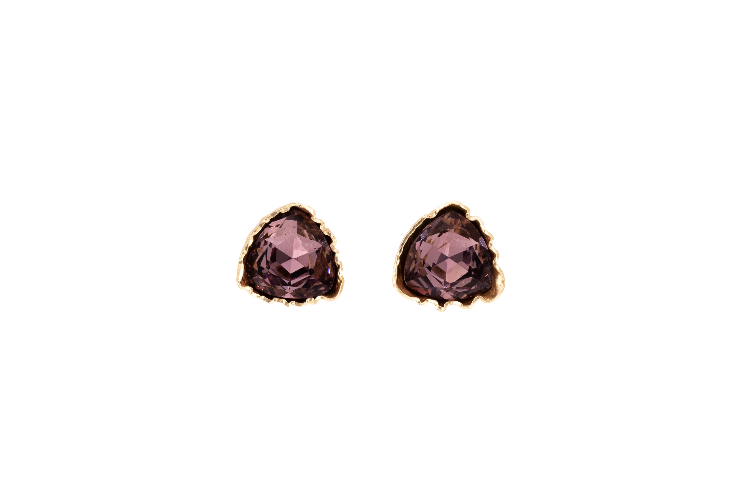 Orecchini triangolo cristallo