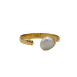 Anello aperto perla - KLK