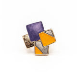 Anello con quadrati