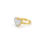 Anello cuore agata - KLK