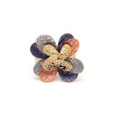 Anillo doble flor