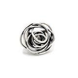 Anello fiore fili intrecciati - KLK