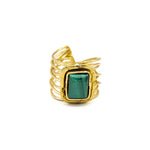 Anello malachite - KLK