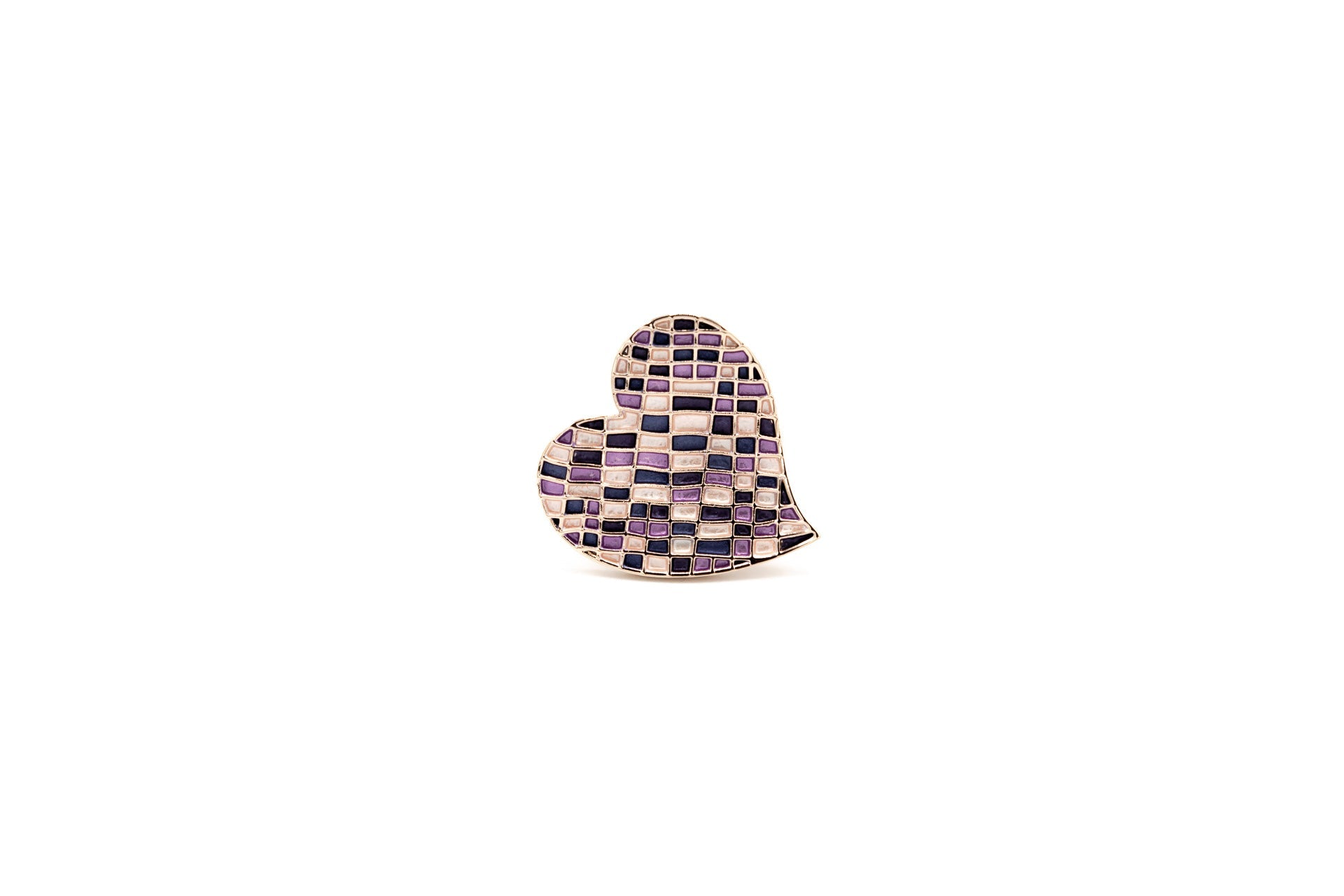 Anello mosaico cuore - KLK