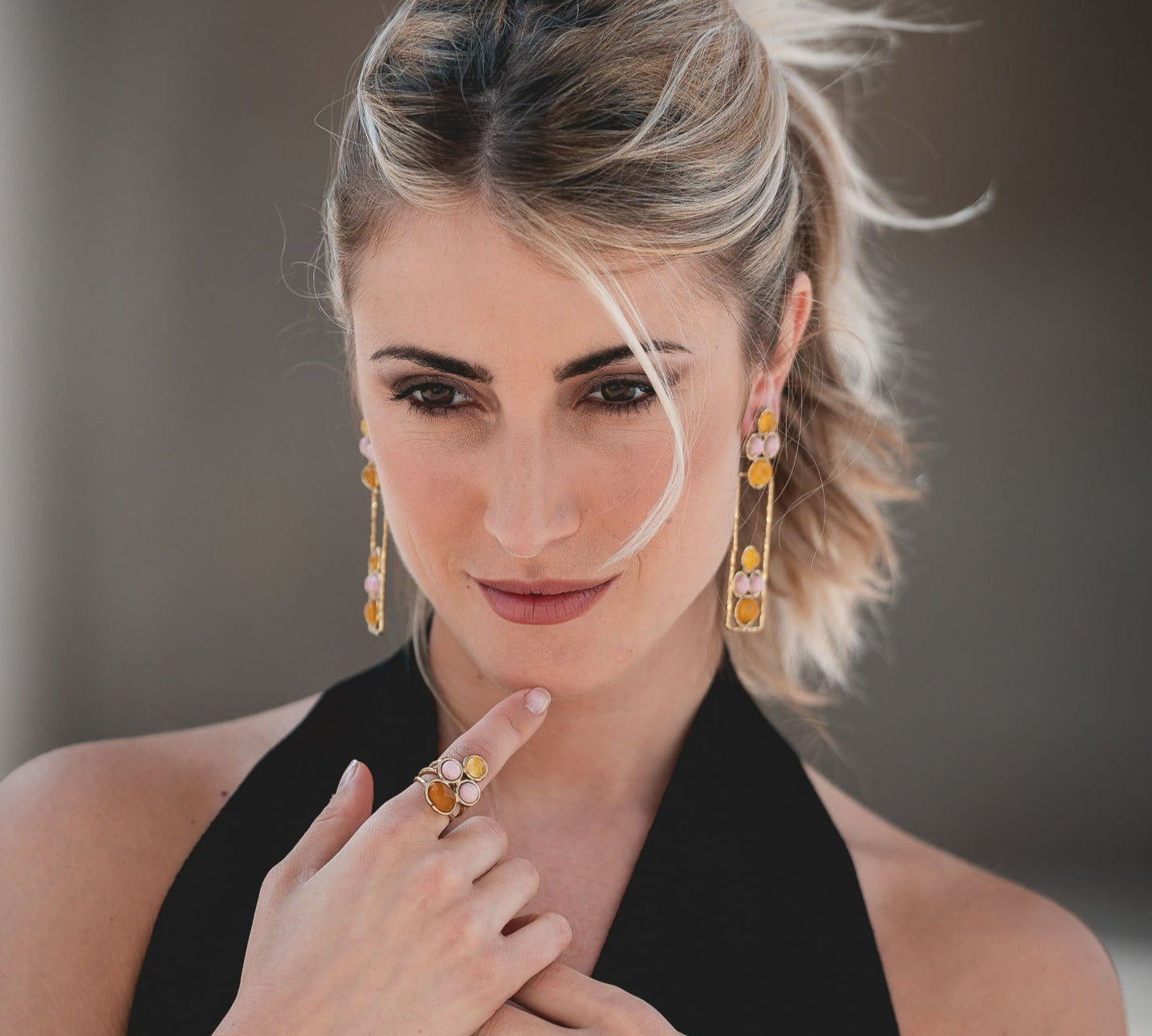 Anello quattro pietre - KLK