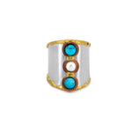 Anello tre pietrine - KLK