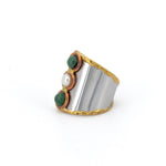 Anello tre pietrine - KLK