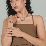 Anello tre quadrati - KLK