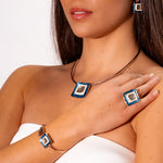 Anello tre quadrati - KLK