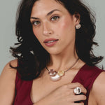 Anello tre tondi sovrapposti - KLK