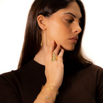 Anello ventaglio strass - KLK
