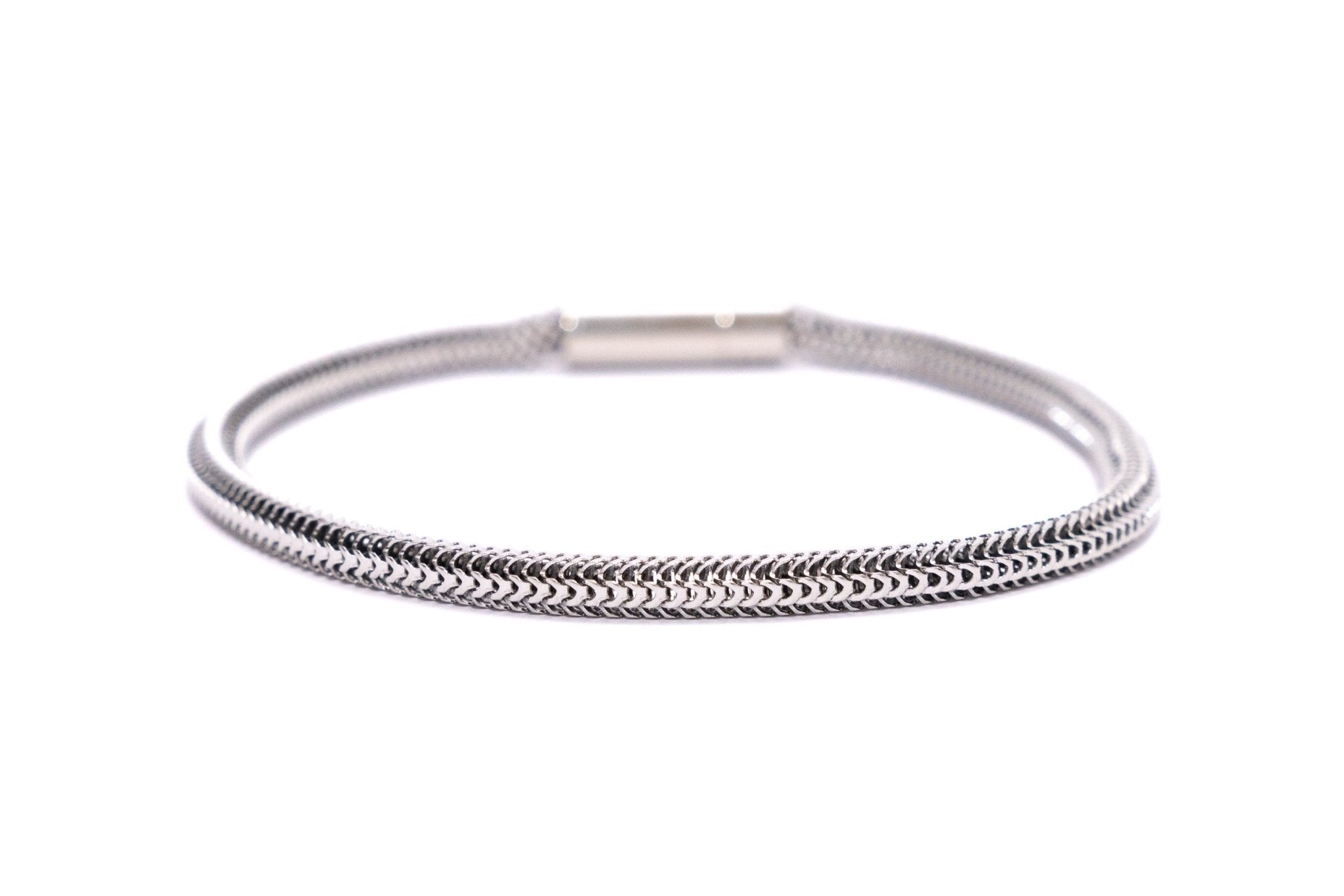 Bracciale acciaio coda di topo - KLK