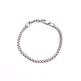 Bracciale acciaio maglia piatta - KLK